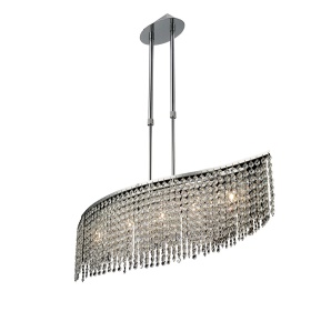 Fabio Crystal Ceiling Lights Diyas Linear Crystal Fittings Fabio Crystal Ceiling Lights Diyas Linear Crystal Fittings